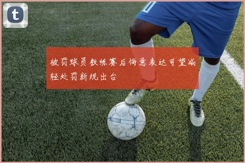 被罚球员教练赛后悔意表达可望减轻处罚新规出台